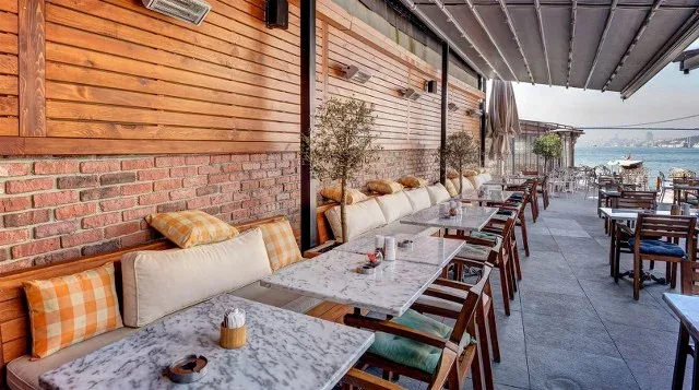 Rustik Cafe Dekorasyonu için 2. farklı uygulama örneği