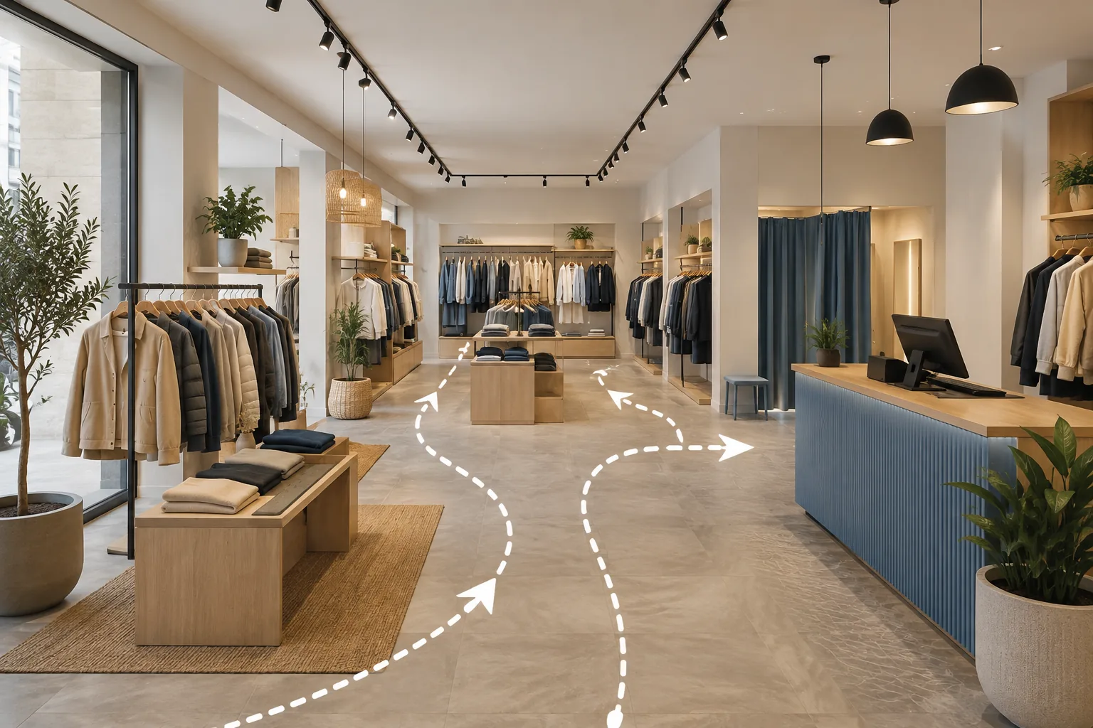 Showroom Dekorasyonu İçin Sergileme İlkeleri için dekorasyon uygulaması