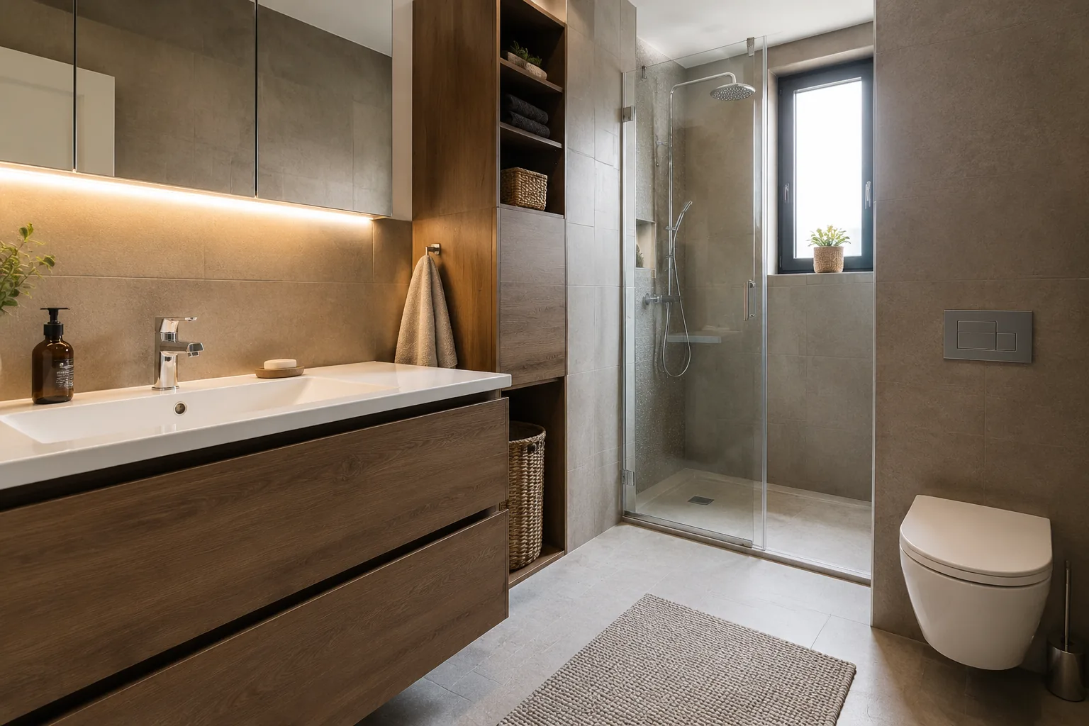 Banyo Dolabı Seçim Rehberi için 1. farklı uygulama örneği