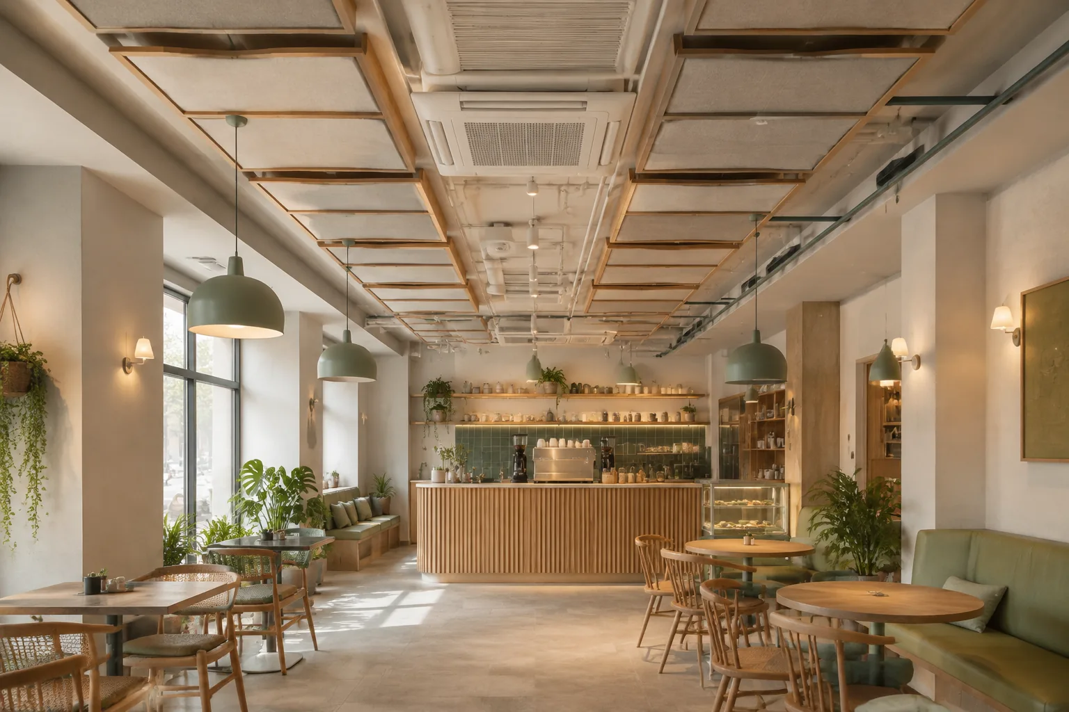 Cafe Tavan Dekorasyonu Fikirleri için dekorasyon uygulaması