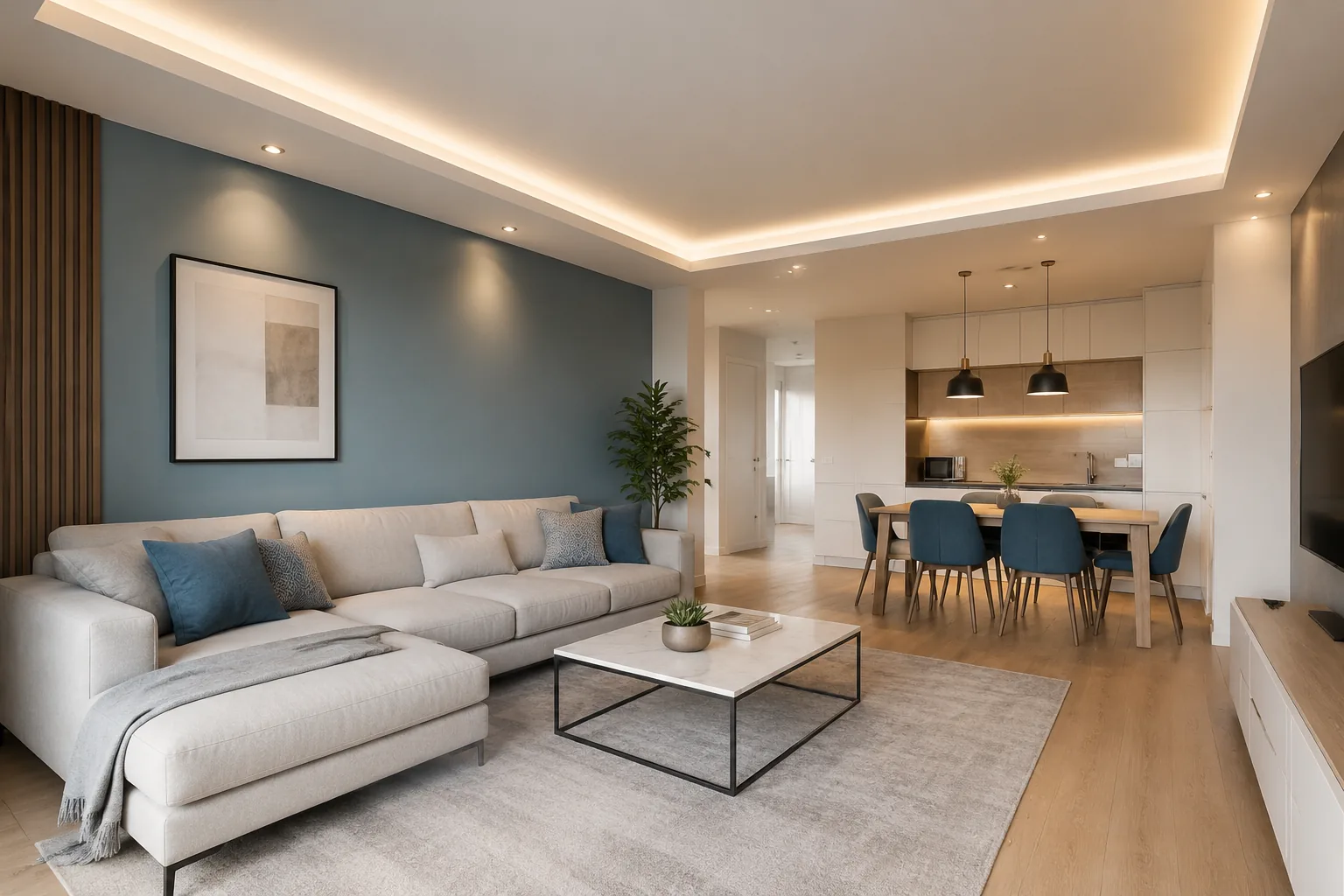 Minimal Salon Dekorasyonu İçin 10 İlke için dekorasyon uygulaması