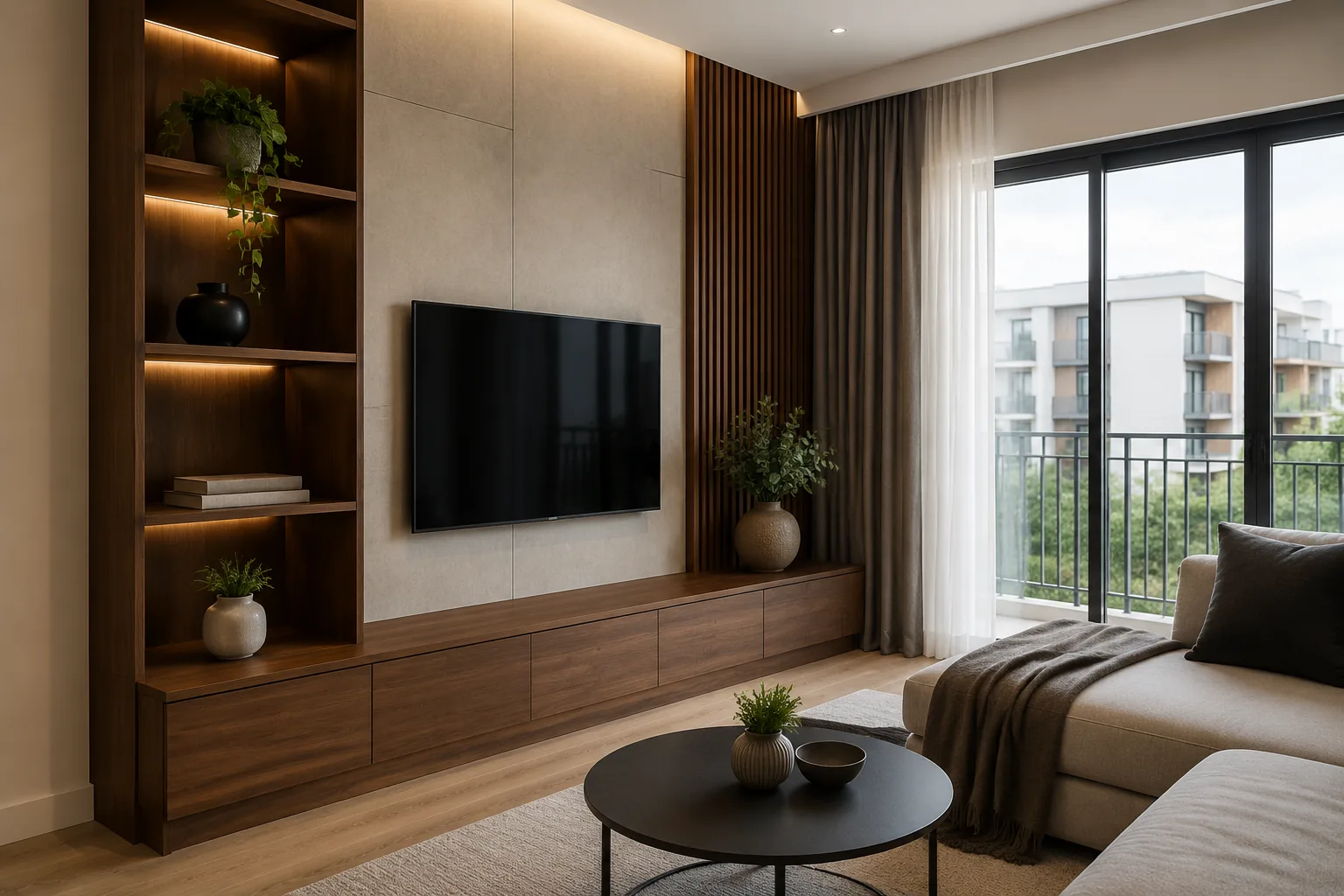Modern Salon Dekorasyonu Fikirleri için 1. farklı uygulama örneği